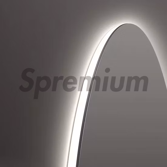 Specchio luminoso da parete per lavabo da bagno a LED in vetro intelligente per decorazioni per la casa all'ingrosso